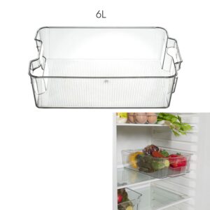 Caurspīdīgs ledusskapja uzglabāšanas trauks 6L – 32x21x9 cm