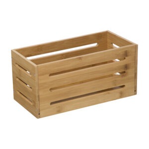 Bambusa uzglabāšanas kaste 15x31 cm – dabīga koka kaste mantu glabāšanai