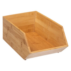 Bambusa organizators ar atvērtu priekšpusi – 31x17,2x12,5 cm