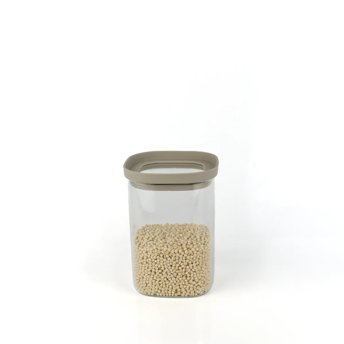 stikla trauks 1L ar silikona vāku beramai pārtikai