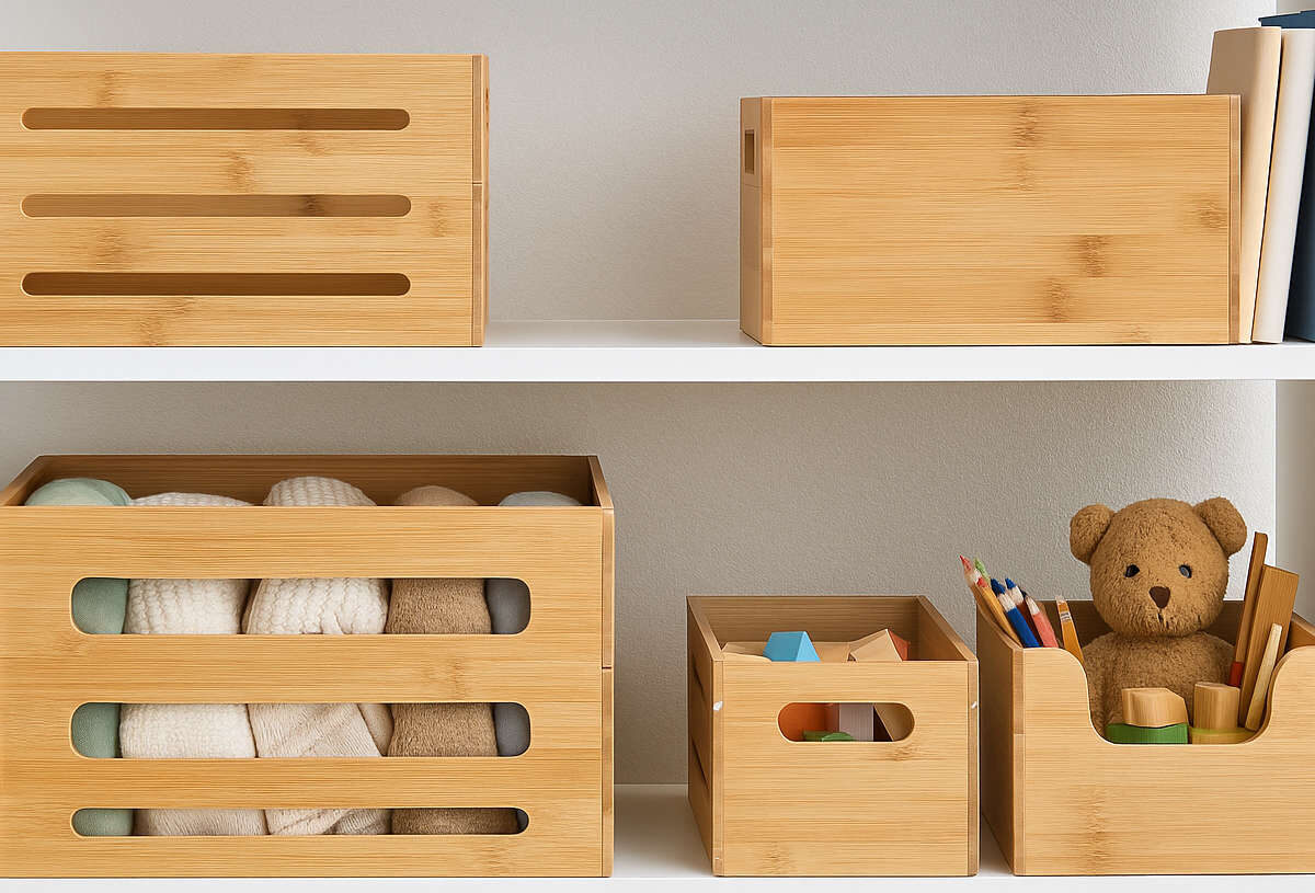 Uzglabāšanas kastes un grozi