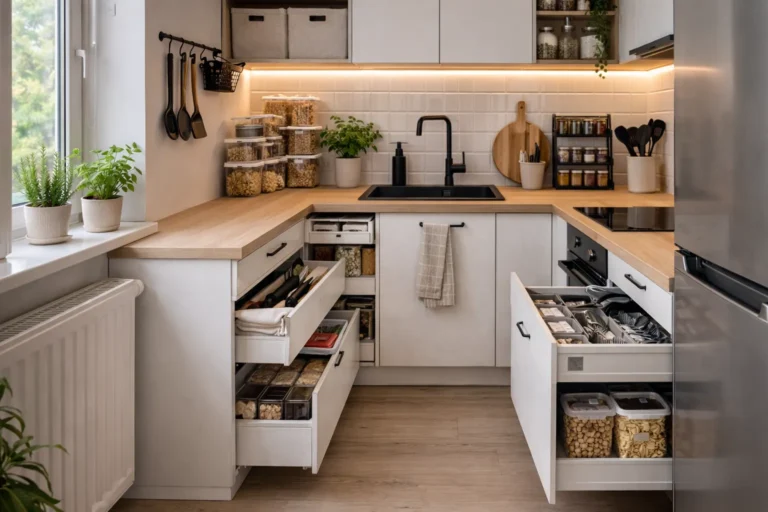 virtuves organizēšana